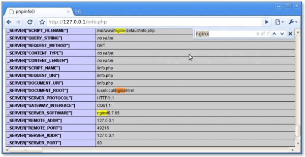 ubuntu下nginx+php+mysql安装配置