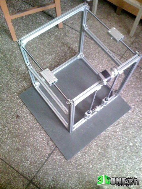 [DIY改装] DIY全金属框架的3D打印机（更新软件）