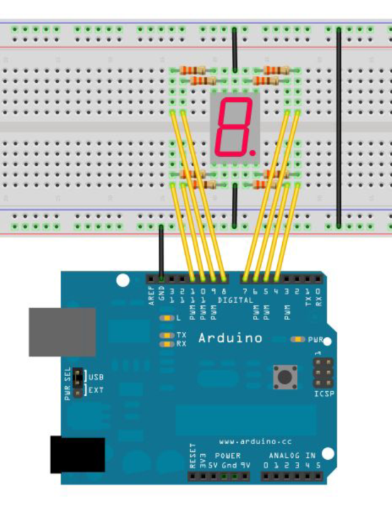 Arduino 入门到精通 数码管显示