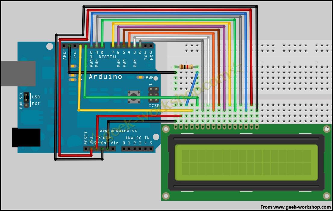 Arduino 入门到精通 1602液晶