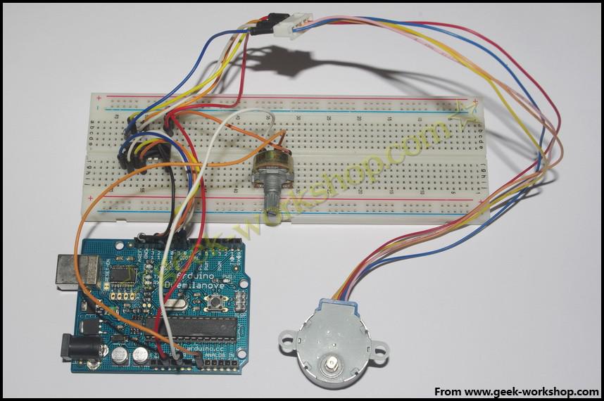 Arduino 入门到精通 步进电机试验