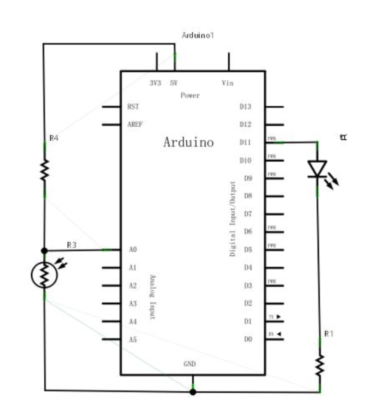 Arduino 入门到精通 感光灯