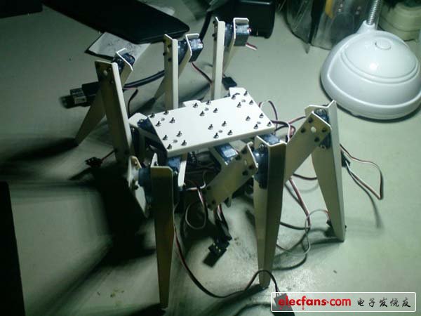 工程师DIY巨献:教你制作六足移动机器人(多图)