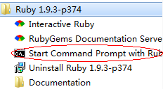 Start Command Prompt with Ruby