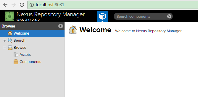 nexus 社区版3.0.2部署、访问